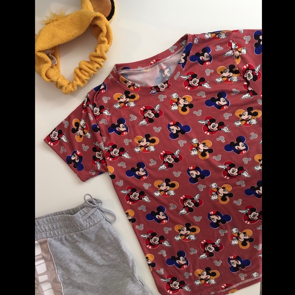 3/$15 Mickey red tshirt. Disney.
